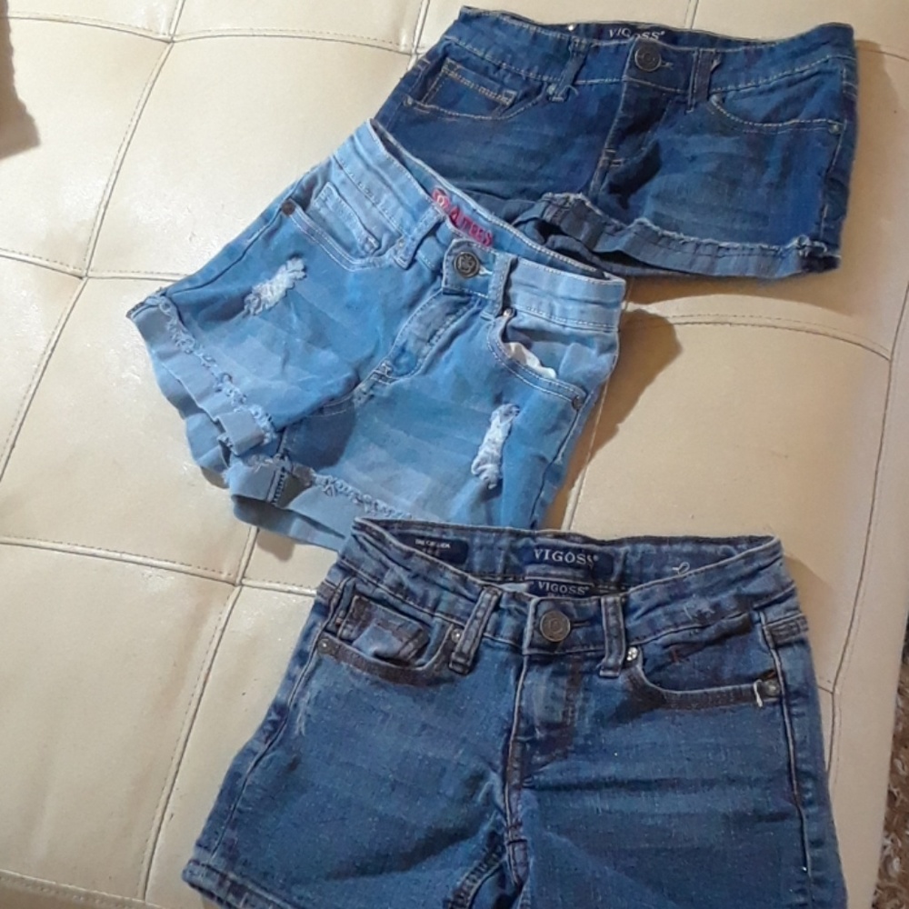 Girls denim short lot